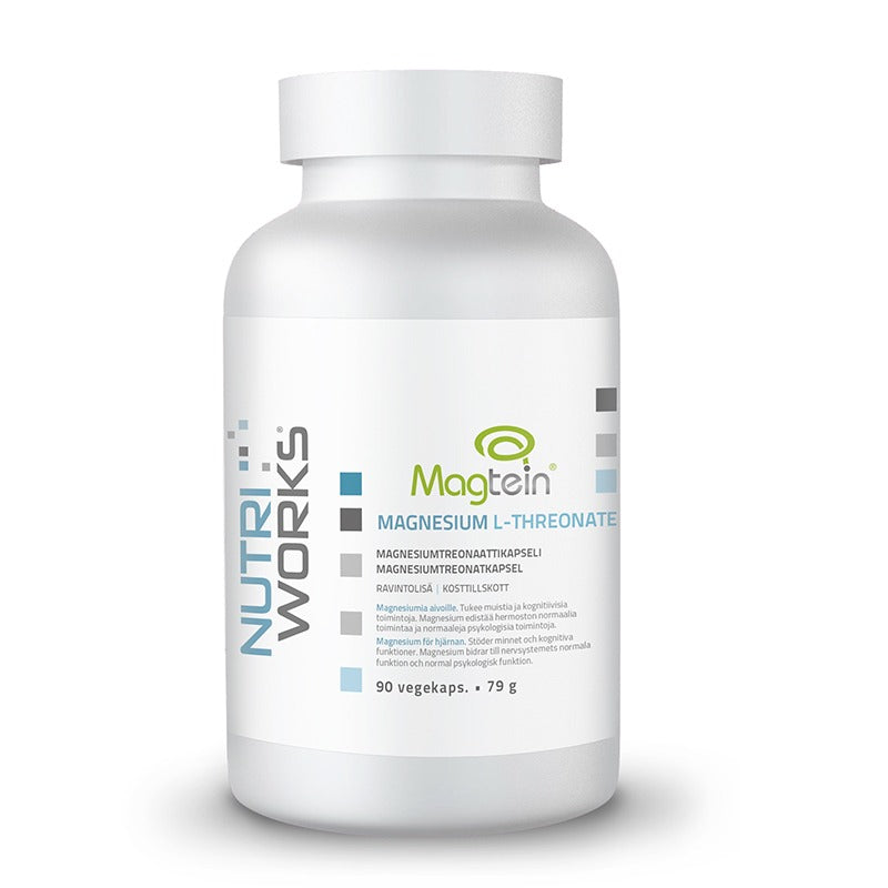 MAGTEIN Magnesium L-Threonat 90 kapslar