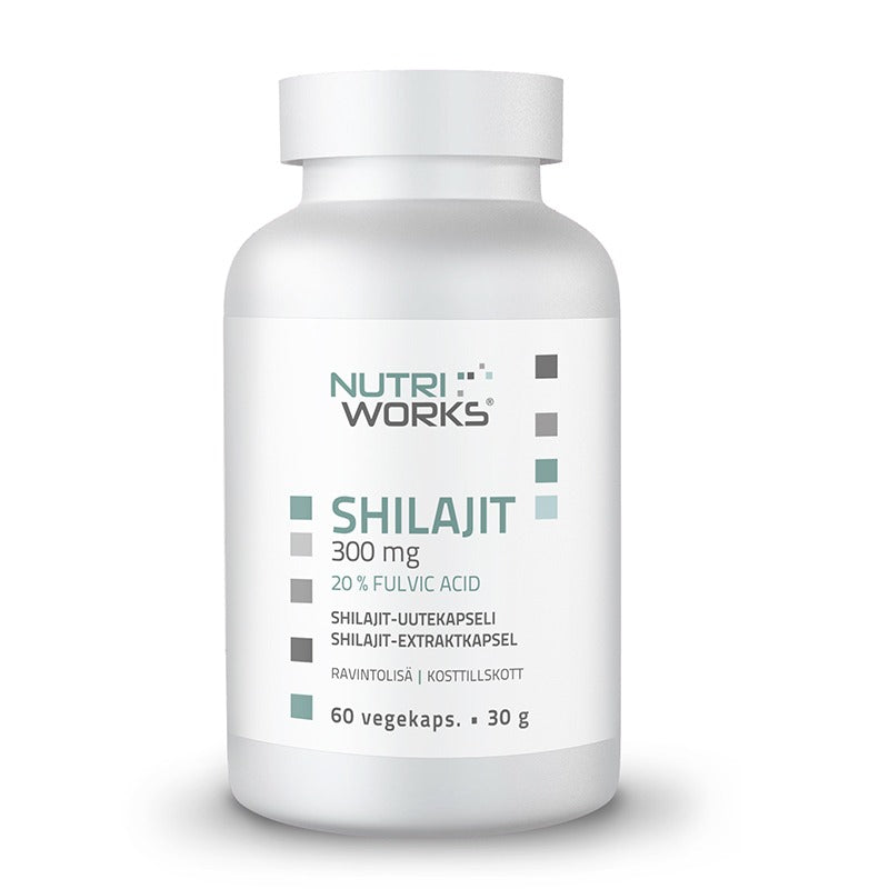Nutri Works Shilajit 300 mg 60 kapslar