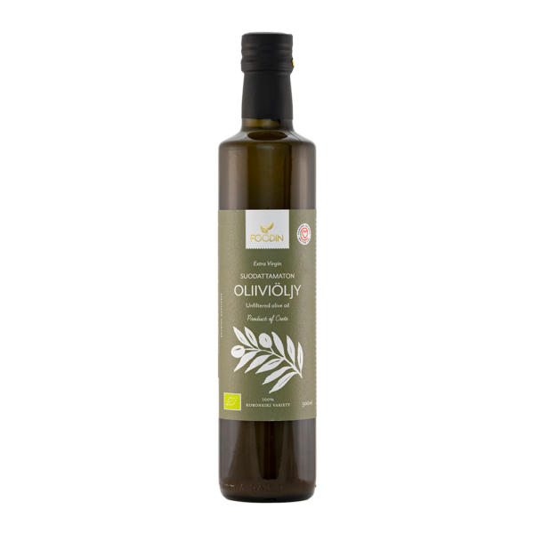 Foodin Suodattamaton Oliiviöljy 500ml