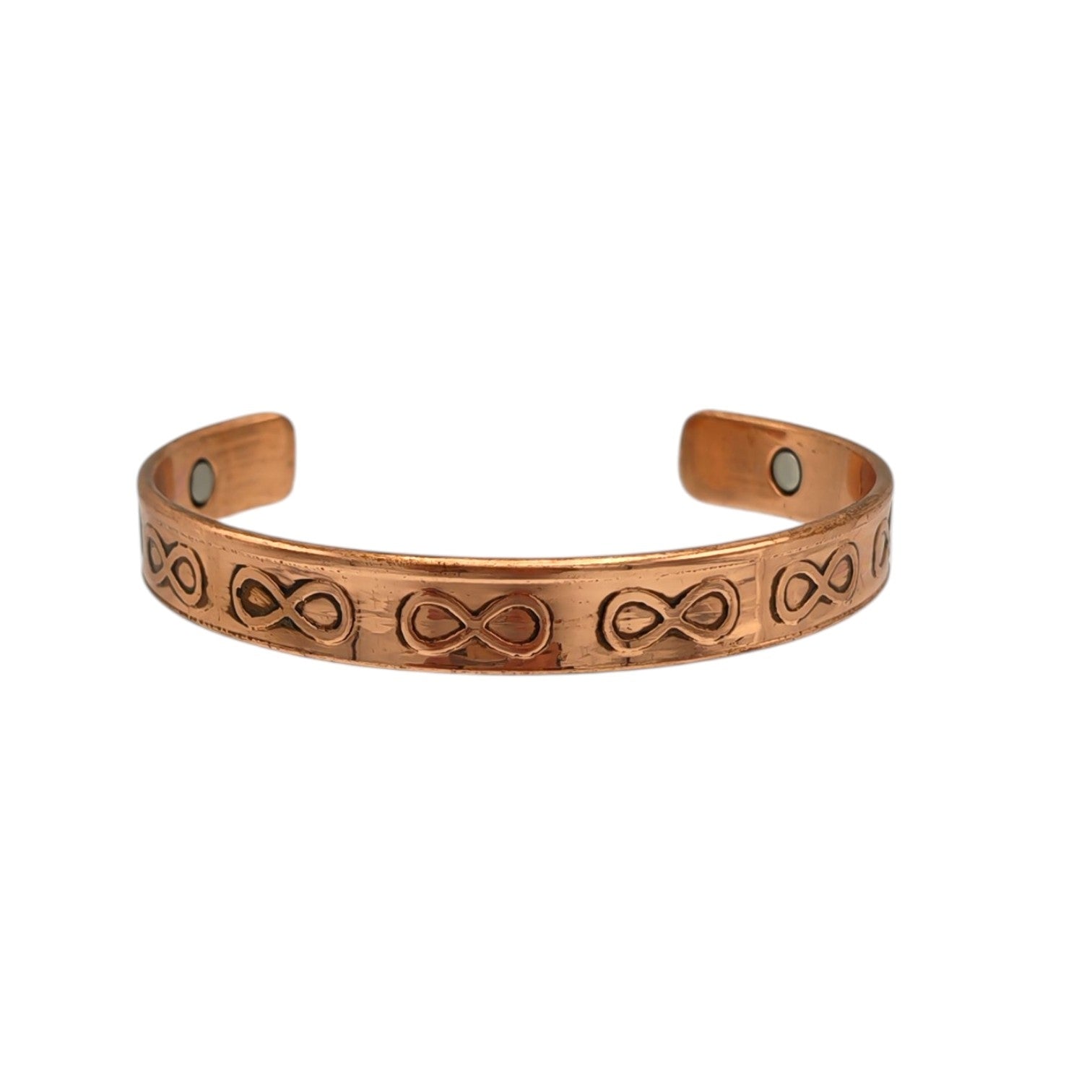 Kopparfärgat magnetarmband - Infinity