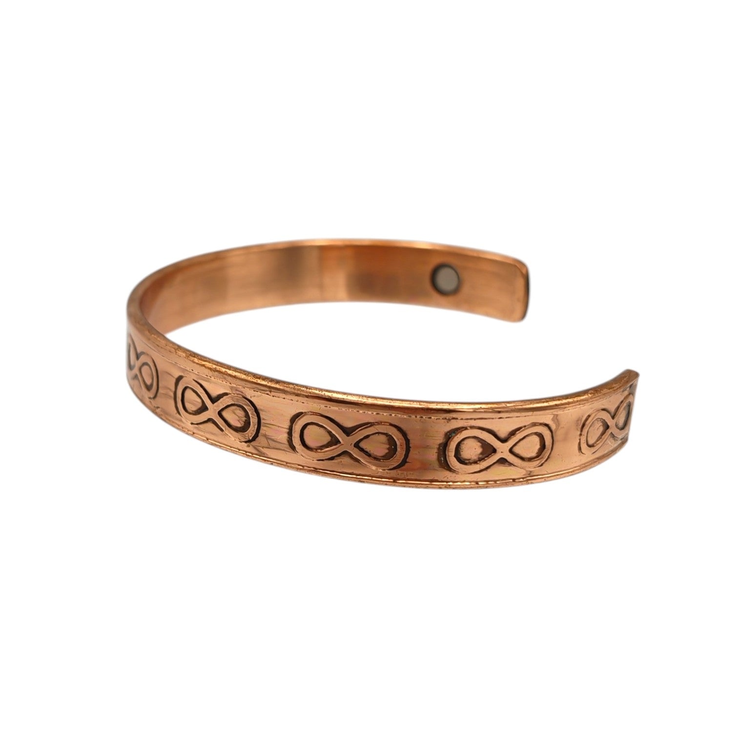 Kopparfärgat magnetarmband - Infinity