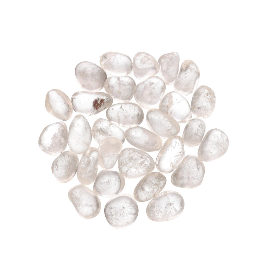 Polerad klar kvarts L-storlek 3-4 cm