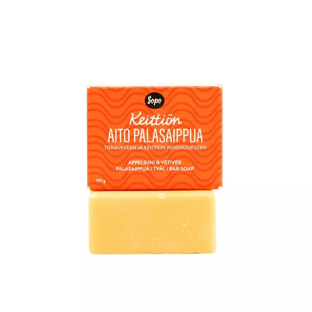 SOPO Keittiön Aito Palasaippua 100g