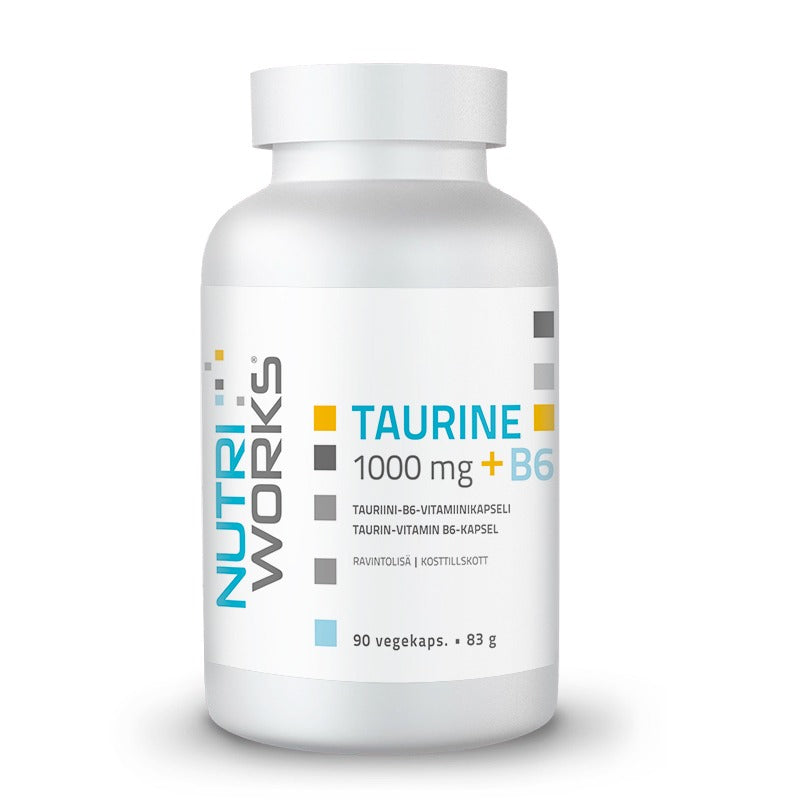 Taurin 1000 mg + B6 90 kapslar