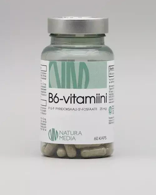 B6-vitamin 25 mg 60 kapslar