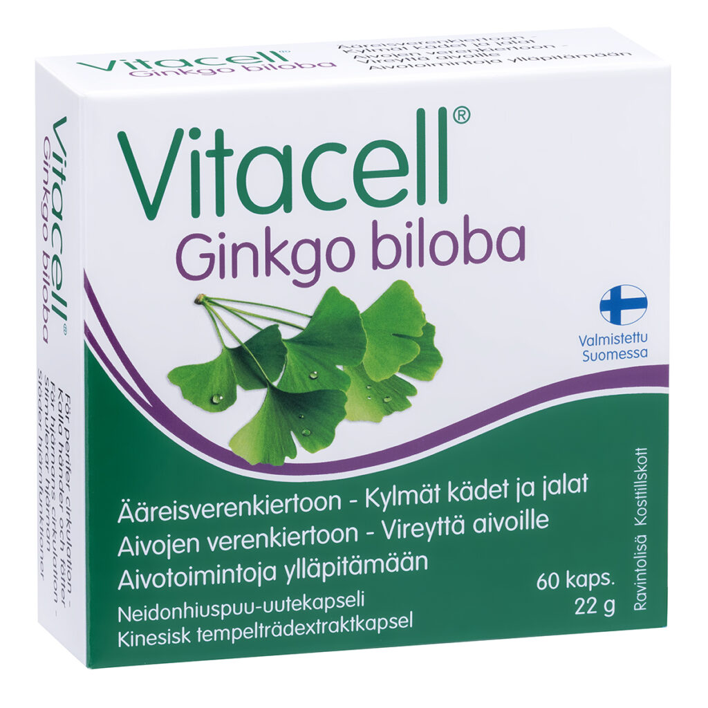 Vitacell Ginkgo biloba 60kps.